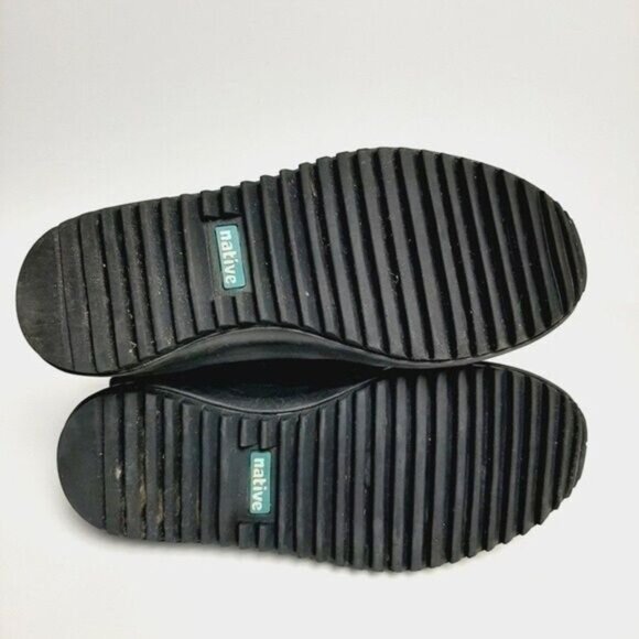 NATIVE Shoes AP Apex Ankle Boot Black Bootie Sz Women's 6.5 | Men's 5 - Picture 12 of 13